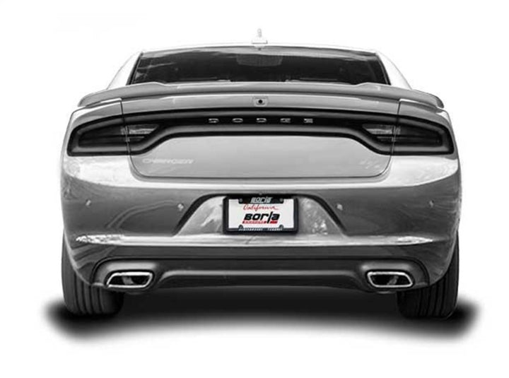 Borla 15-16 Dodge Charger R/T 5.7L No Tip Use Factory Valence Single Split Rear Exit S-Type Exhaust - Bull Strap