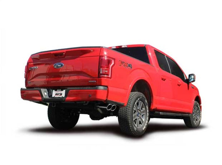 Borla 15-16 Ford F-150 3.5L EcoBoost Ext. Cab Std. Bed Catback Exhaust S-Type Truck Side Exit - Bull Strap