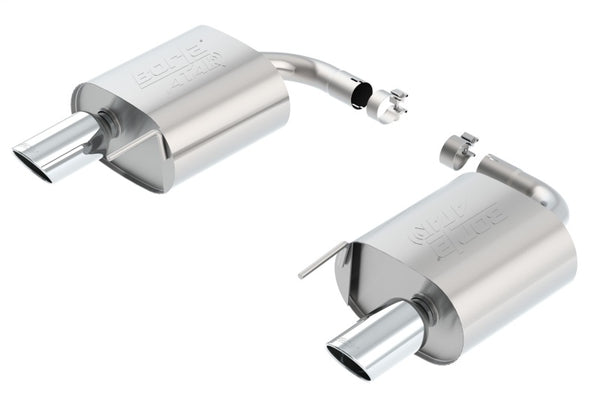 Borla 15-16 Ford Mustang 2.3L AT/MT Rear Section ATAK Exhaust - Bull Strap