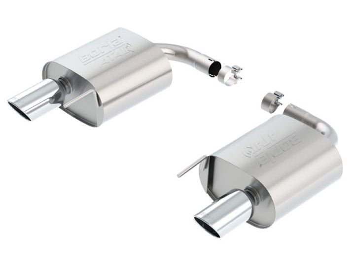 Borla 15-16 Ford Mustang 2.3L AT/MT Rear Section ATAK Exhaust - Bull Strap
