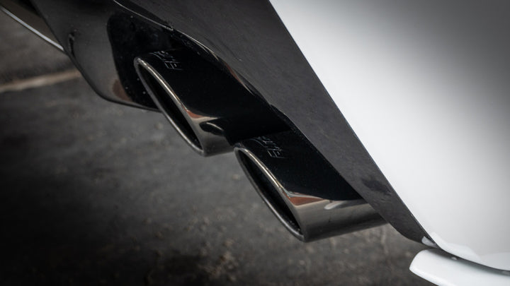 Borla 15-24 Lexus RC F Axle-Back Exhaust System S-Type - Black Chrome - Bull Strap