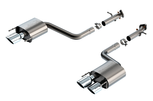 Borla 15-24 Lexus RC F Axle-Back Exhaust System S-Type - Bull Strap