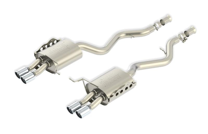 Borla 16-17 Chevy Camaro SS 6.2L ATAK Catback Single Split Rear Exit Exhaust w/Single Tips - Bull Strap