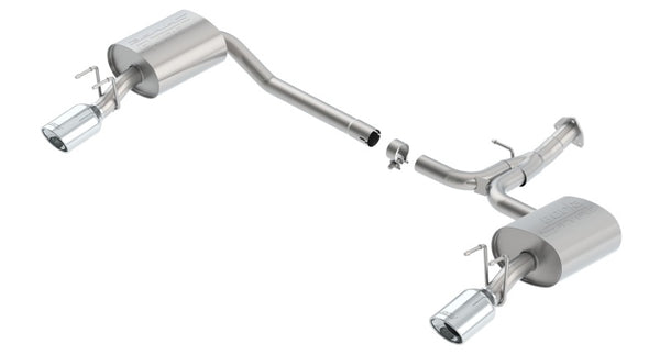 Borla 16-17 Honda Accord Axle-Back S-Type Exh 2.25in To Muffler Dual 2.0in Out 4.25in x 3.5in Tip - Bull Strap
