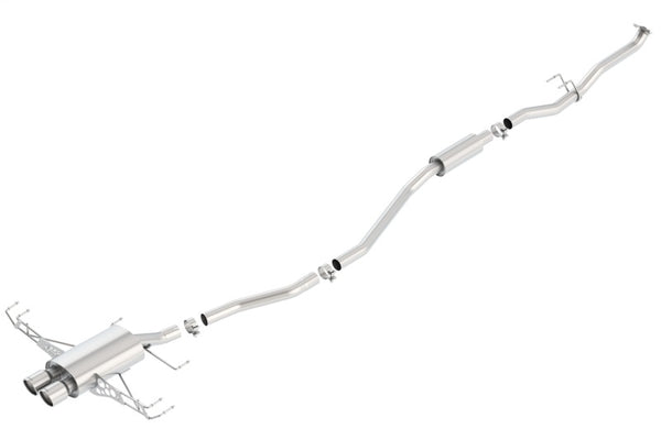 Borla 16-17 Honda Civic Sport 1.5L AT/MT Hatchback S-Type Catback Exhaust - Bull Strap
