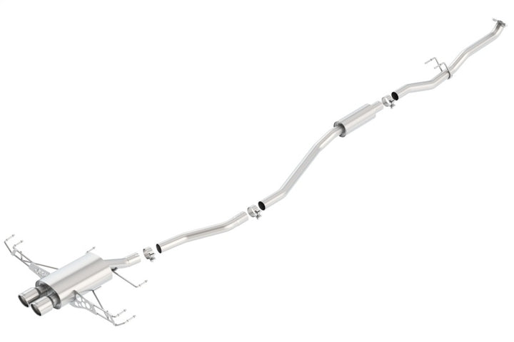 Borla 16-17 Honda Civic Sport 1.5L AT/MT Hatchback S-Type Catback Exhaust - Bull Strap