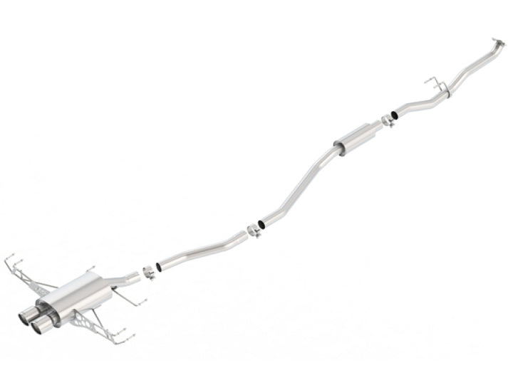 Borla 16-17 Honda Civic Sport 1.5L AT/MT Hatchback S-Type Catback Exhaust - Bull Strap