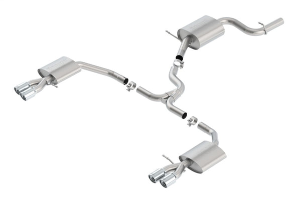 Borla 16-18 Volkswagen Passat 3.6L FWD/AWD Catback Exhaust - Bull Strap