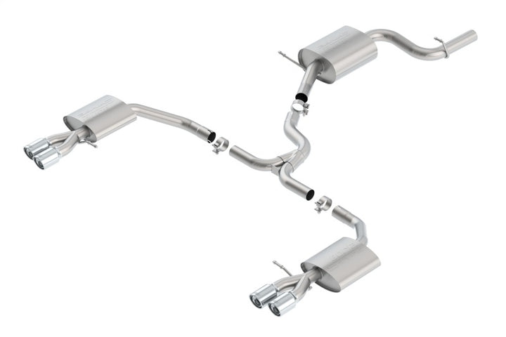 Borla 16-18 Volkswagen Passat 3.6L FWD/AWD Catback Exhaust - Bull Strap
