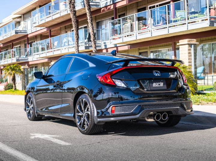 Borla 17-19 Honda Civic SI 1.5L Turbo MT S-Type 2.75in Cat-Back Exhaust - Bull Strap