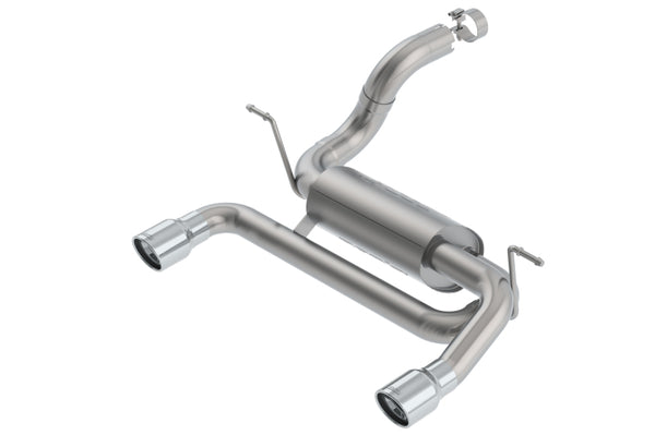 Borla 18-19 Jeep Wrangler JL/JLU 2.0L 4Cyl 2DR/4DR Axle Back Exhaust ATAK w/ 3.5in Tips - Bull Strap