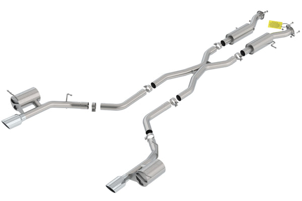 Borla 18-20 Dodge Durango SRT 6.2L V8 2.75in ATAK SS Catback Exhaust - Bull Strap