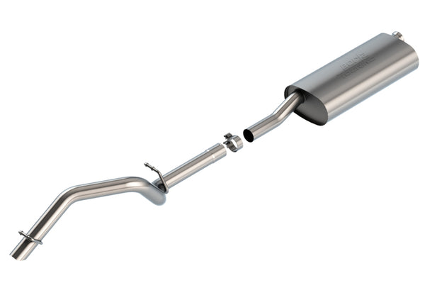 Borla 18-20 Jeep Wrangler JLU 3.6L V6 Climber Turn Down Exit Cat-Back Exhaust - Bull Strap