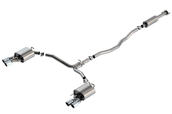 Borla 18-20 Toyota Camry XSE Cat Back S-Type Exhaust 3.5in Tip Dual Split Rear Exit - Bull Strap