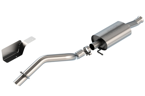 Borla 18-21 Jeep Wrangler JL 2.0L 2DR Climber 2.75in Turn Down Tip S-Type Cat-Back Exhaust - Bull Strap