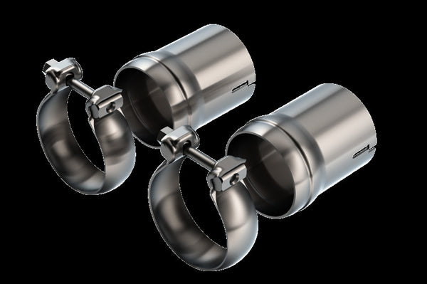 Borla 18-22 Dodge Charger R/T 5.7L V8 T-304 Stainless Steel Ball Flare Tip Adapter - Brushed - Bull Strap