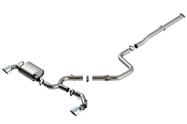 Borla 19-20 Hyundai Veloster N 2.0L I4 MT FWD 2DR 3in ATAK CatBack Exhaust w/ SS Tips - Bull Strap