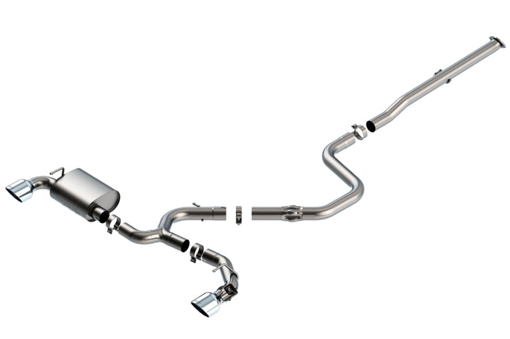Borla 19-20 Hyundai Veloster N 2.0L I4 MT FWD 2DR 3in ATAK CatBack Exhaust w/ SS Tips - Bull Strap
