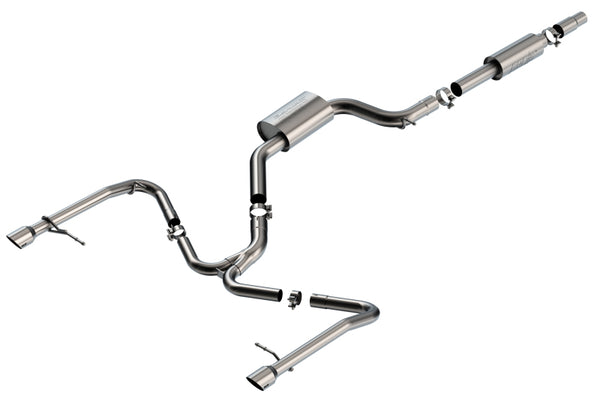 Borla 19-21 VW GLI 2.0L S-Type 3.5in x 5.5in Tip Cat-Back Exhaust - Bull Strap