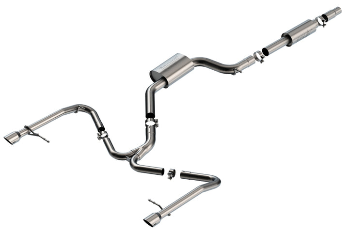 Borla 19-21 VW GLI 2.0L S-Type 3.5in x 5.5in Tip Cat-Back Exhaust - Bull Strap