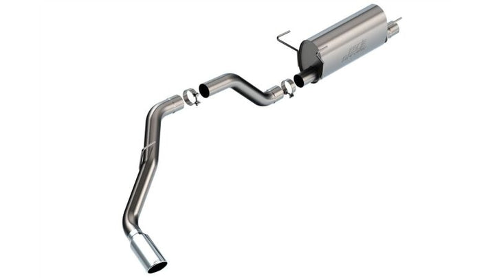Borla 19-22 RAM 2500/ 3500 6.4L V8 AT 2/4WD 3in S-TYPE Cat-Back Silver Tips - Bull Strap