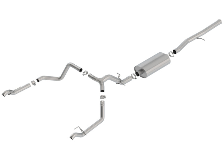 Borla 19 Chevrolet Silverado/GMC Sierra 1500 6.2L SS Touring Catback Exhaust - Bull Strap