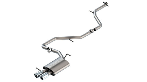 Borla 20-21 Corolla SE/XSE 2.0L AT FWD 4DR S-Type Cat-back - Bull Strap