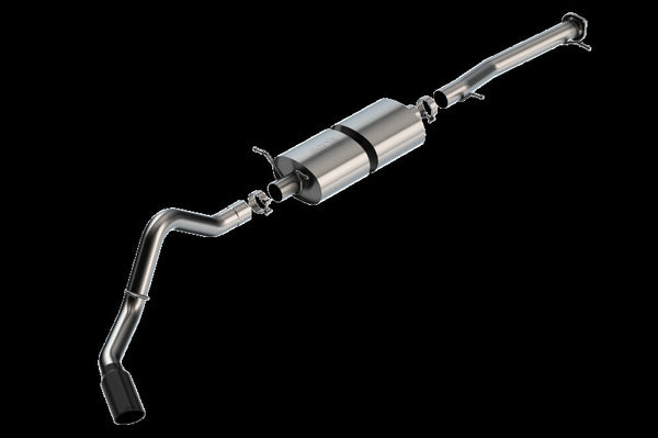 Borla 20-22 Chevrolet/GMC Silverado/Sierra 6.6L T-304 SS Cat-Back S-Type Exhaust - Brushed - Bull Strap