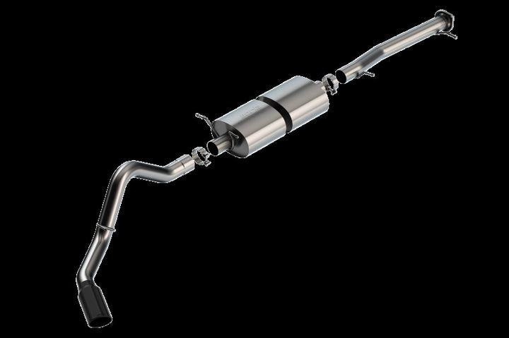 Borla 20-22 Chevrolet/GMC Silverado/Sierra 6.6L T-304 SS Cat-Back S-Type Exhaust - Brushed - Bull Strap