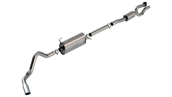 Borla 20-22 F-250/F-350 SUPER DUTY 7.3L V8 AT 2WD / 4WD / 4DR S-TYPE S Silver Tip - Bull Strap