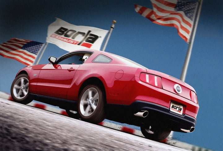 Borla 2010 Mustang GT 4.6L S-type Exhaust (rear section only) - Bull Strap