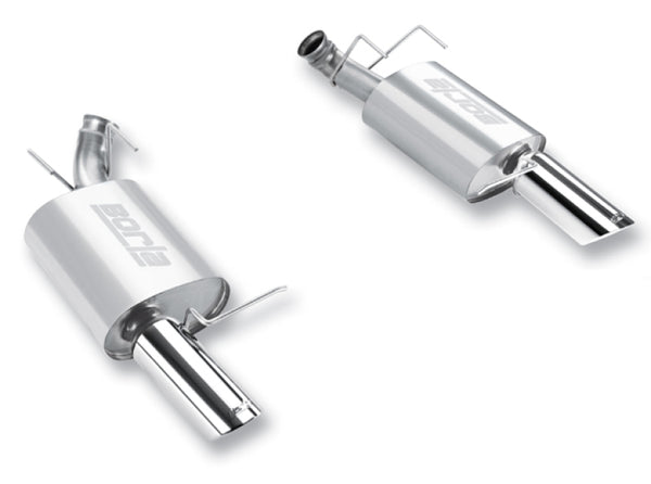 Borla 2011-2012 Ford Mustang GT 5.0L 8cyl 6spd RWD Agressive ATAK Exhaust (rear section only) - Bull Strap