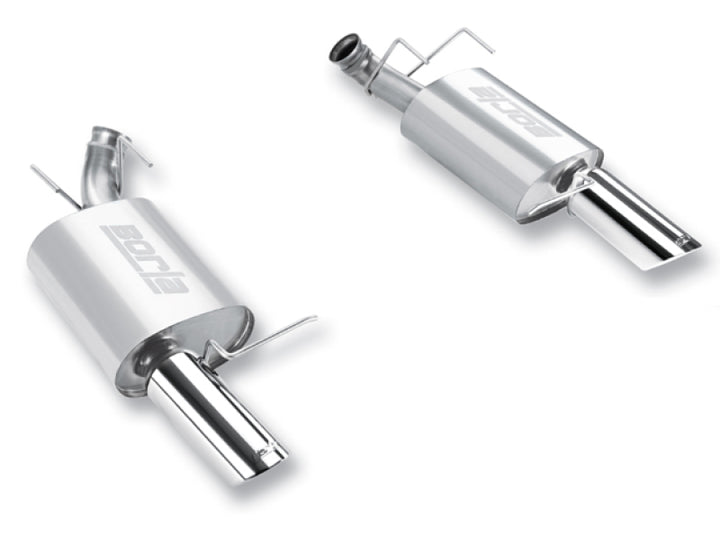 Borla 2011-2012 Ford Mustang GT 5.0L 8cyl 6spd RWD Agressive ATAK Exhaust (rear section only) - Bull Strap