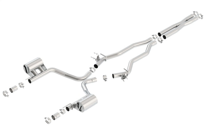 Borla 2015-2022 Charger SRT 392 / Scat Pack 6.4L Atak Catback Exhaust Single Split Rear Exit - Bull Strap