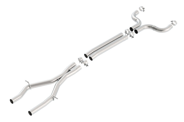 Borla 2016 Camaro SS 6.2L V8 X-Pipe w/ Mid Pipes - Bull Strap