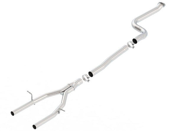 Borla 2016 Chevy Camaro 2.0L Turbo AT/MT 3in-2.25in Mid-Pipe - Bull Strap