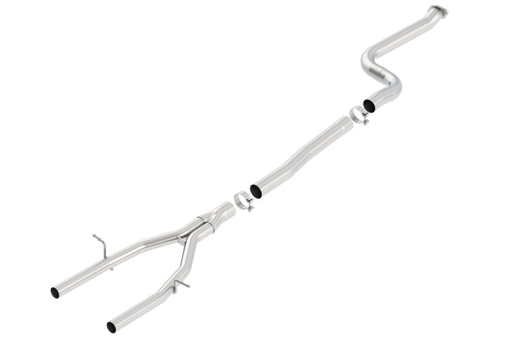 Borla 2016 Chevy Camaro 2.0L Turbo AT/MT 3in-2.25in Mid-Pipe - Bull Strap