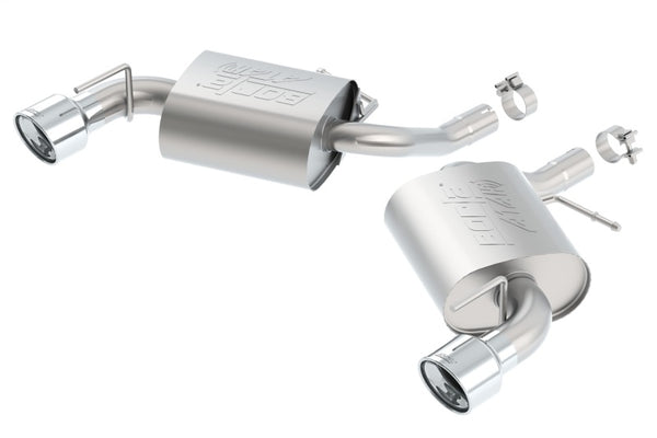 Borla 2016 Chevy Camaro 2.0L Turbo AT/MT ATAK Rear Section Exhaust - Bull Strap