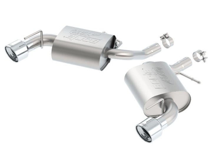Borla 2016 Chevy Camaro 2.0L Turbo AT/MT ATAK Rear Section Exhaust - Bull Strap