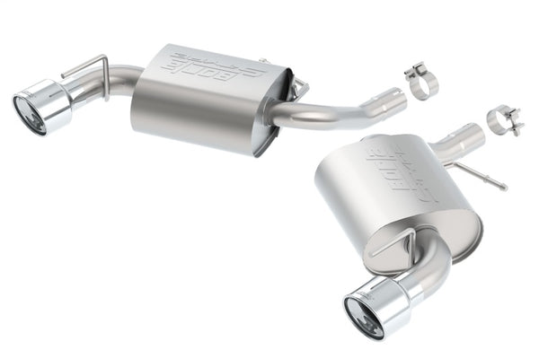 Borla 2016 Chevy Camaro 2.0L Turbo AT/MT S-Type Rear Section Exhaust - Bull Strap