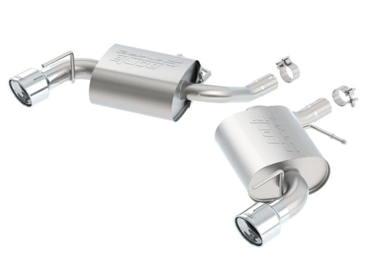 Borla 2016 Chevy Camaro 2.0L Turbo AT/MT S-Type Rear Section Exhaust - Bull Strap
