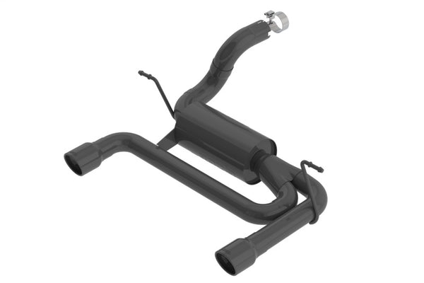 Borla 2018 Jeep Wrangler JL/JLU 3.6L 2DR/4DR S-Type SS Axle Back Black Coated Exhaust w/3.5in Tips - Bull Strap