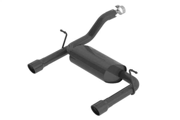 Borla 2018 Jeep Wrangler JL/JLU 3.6L 2DR/4DR Touring SS Axle Back Black Coated Exhaust w/3.5in Tips - Bull Strap
