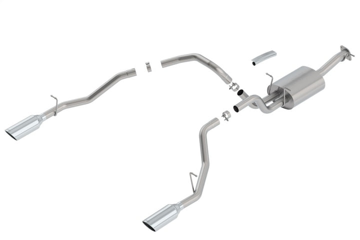Borla 2019 RAM 1500 5.7L V8 AT 4DR Crew Cab Short Bed S-Type SS Catback Exhaust - Bull Strap