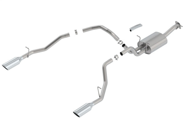 Borla 2019 RAM 1500 5.7L V8 AT 4DR Crew Cab Short Bed Touring SS Catback Exhaust - Bull Strap