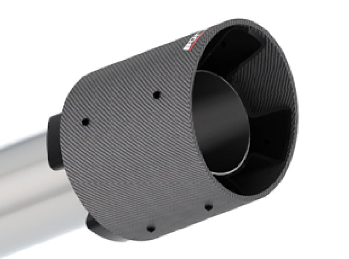 Borla 2020 Toyota Supra GR 3.0L I6 3in ATAK Catback Exhaust - Carbon Fiber Tips - Bull Strap