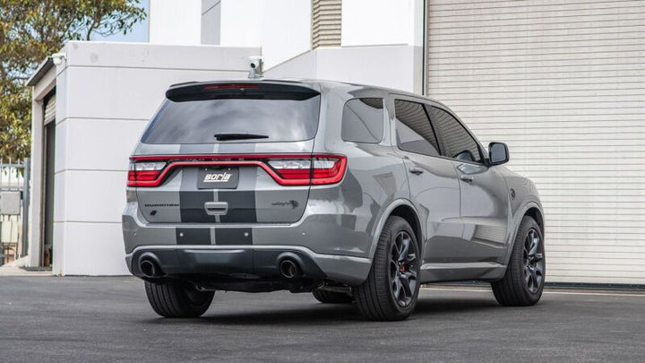 Borla 2021+ Dodge Durango SRT Hellcat 6.2L V8 AWD S-Type Cat-Back Exhaust System - Black Chrome Tips - Bull Strap