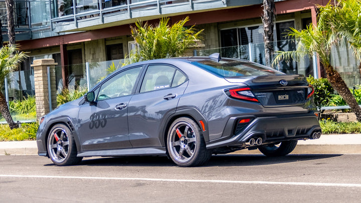 Borla 2022 Subaru WRX 2.4L Turbo AT/MT AWD S-Type Catback Exhaust Polished Tips - Bull Strap