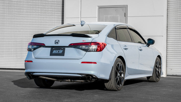 Borla 2023 Integra/22-23 Civic Si 1.5L 4 CYL. MT FWD 4DR 2.50in S-Type Catback Exhaust Black Chrome - Bull Strap