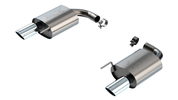 Borla 2024 Ford Mustang GT 5.0L V8 w/o Active Exhaust ATAK Axle-Back Exhaust System - Bull Strap